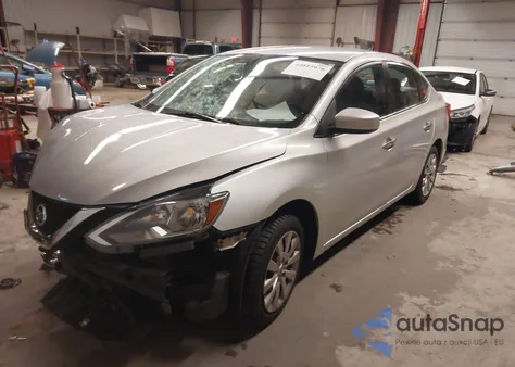 2018 Nissan Sentra S из США, поврежденный, VIN 3N1AB7AP5JY299160